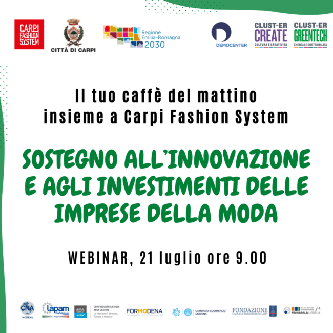 MODA SOSTENIBILE – CFS – Ciclo eventi – IG